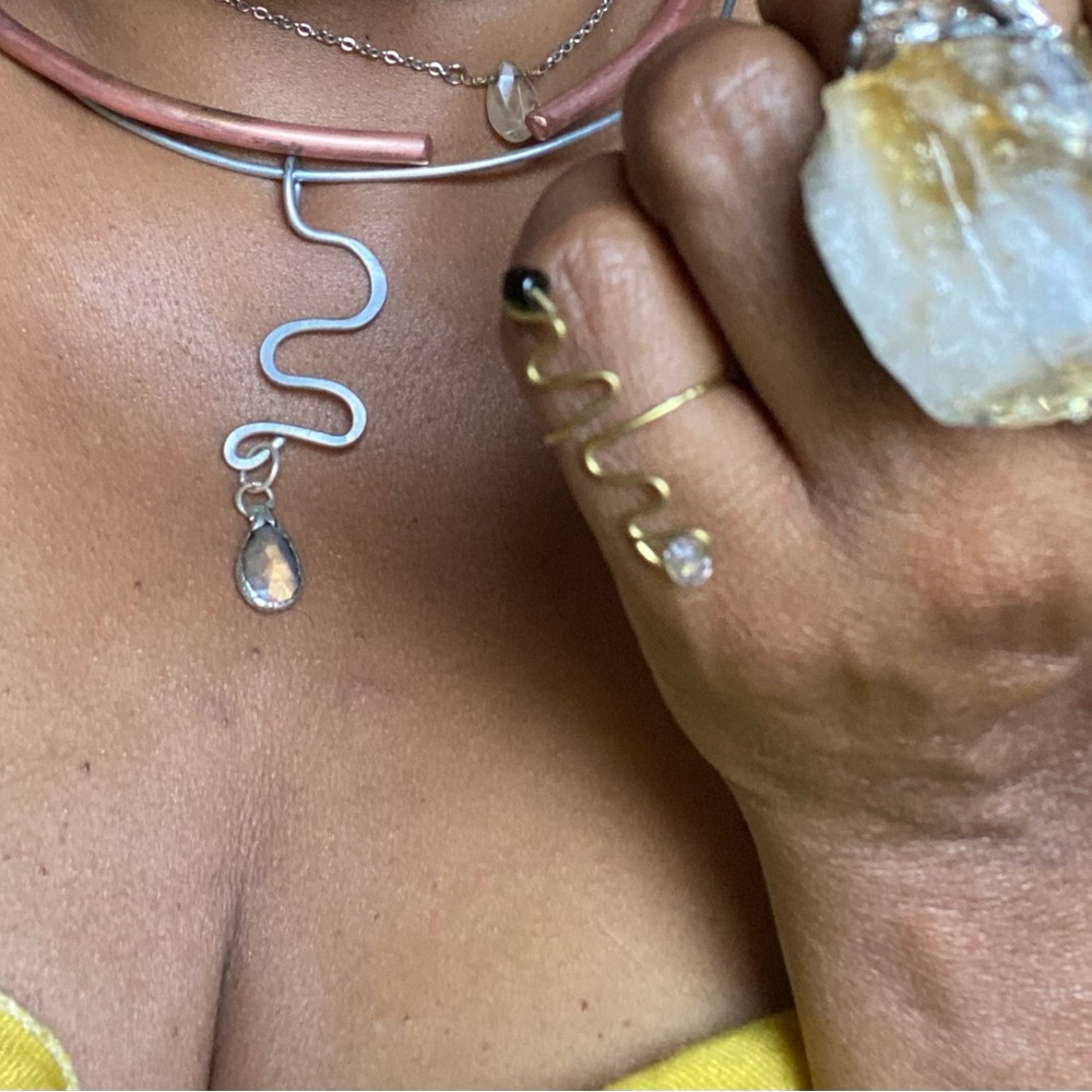Labradorite Vine Choker